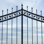 Steel elegant black commercial fencing with a stylish finish.