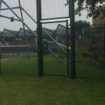 Double wire mesh gates perfect for commercial use.