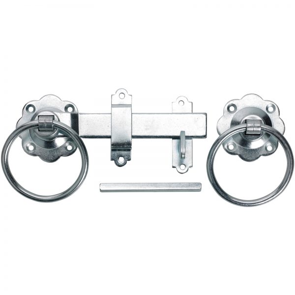 A ring latch perfect for timber gates.