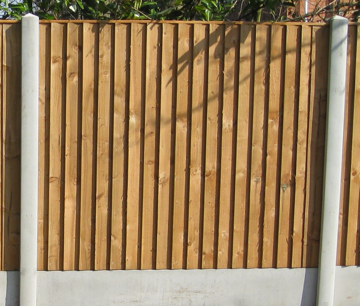Concrete Post And Timber Panel Fencing Hodges Lawrence Ltd