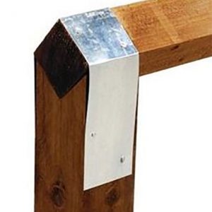 Pressure treated bird mouth posts designed to fit a 100 x 100 (4″ x 4″) timber rail.