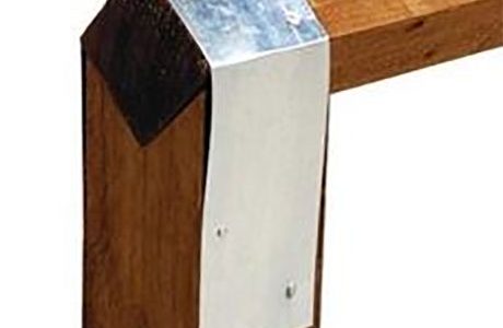 Pressure treated bird mouth posts designed to fit a 100 x 100 (4″ x 4″) timber rail.